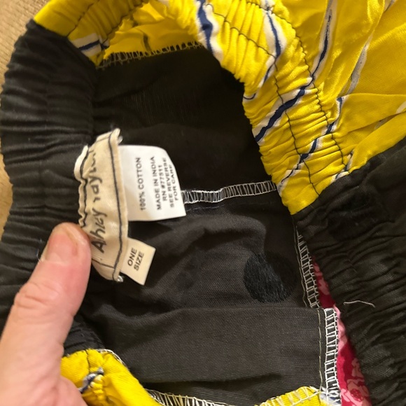 Ashley Taylor Colorful Patchwork Wide Leg Pants - Picture 3 of 3